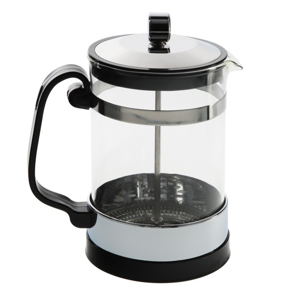 Cafetera Francesa De Cristal Y Acero Inoxidable, Con Embolo, Capacidad De  800 ml