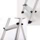 Oryx Escalera Aluminio 5 Peldaños Plegable, Uso doméstico, Antideslizante, Ligera y Resistente