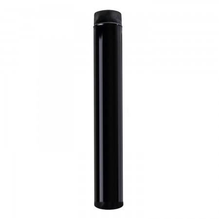 Wolfpack Tubo de Estufa Acero Vitrificado Negro Ø 150 mm. Ideal Estufas de Leña, Chimenea, Alta resistencia, Color Negro