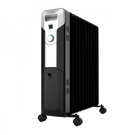 Radiador Eléctrico de Aceite Ready Warm 5720 Space, 11 módulos, bajo consumo, potencia 2500W, 3 niveles de potencia Cecotec