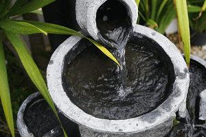 fuentes de jardín keroppa